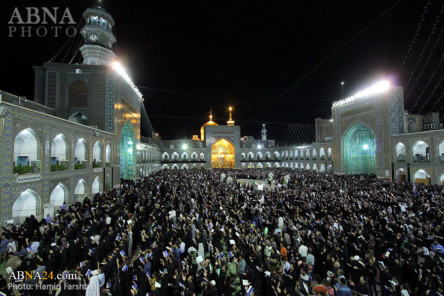 تقارير مصور/ احياء الليلة الحادية والعشرين من ليالي القدر في حرم الامام الرضا (ع)